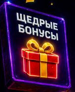 Щедрые бонусы